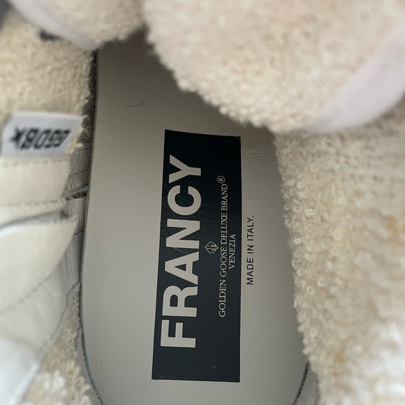 Golden Goose Women's Francy Sequined High Top Sneakers (size 38) - Picture 11 of 14